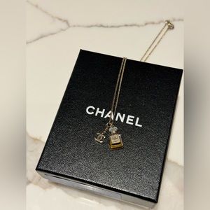 Chanel Perfume Bottle Necklace